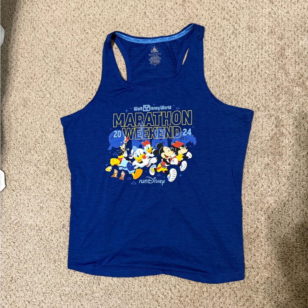RunDisney 2024 Marathon Weekend Blue Tank